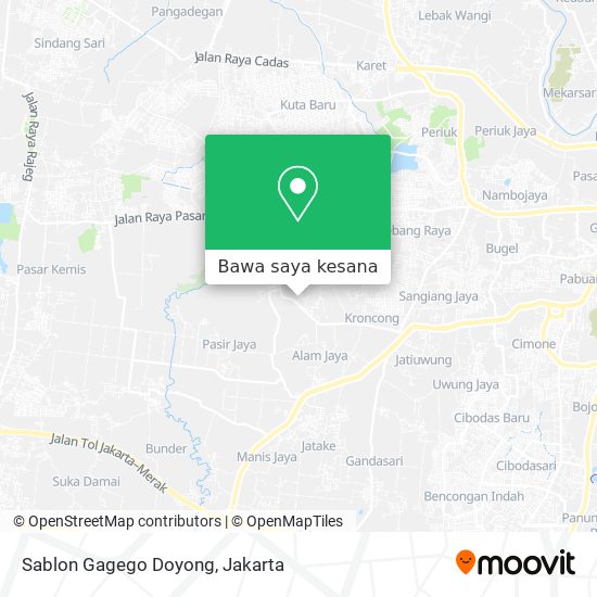 Peta Sablon Gagego Doyong