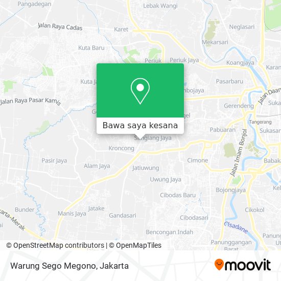 Peta Warung Sego Megono