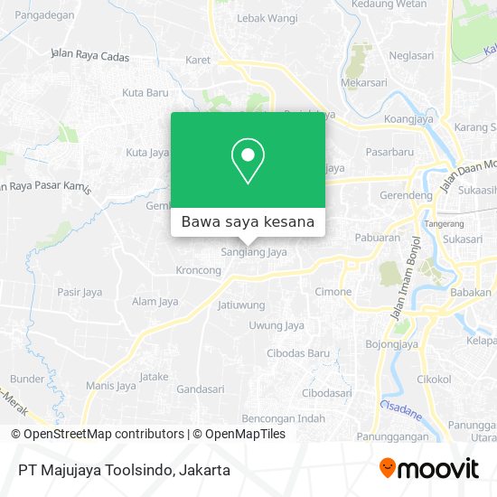 Peta PT Majujaya Toolsindo