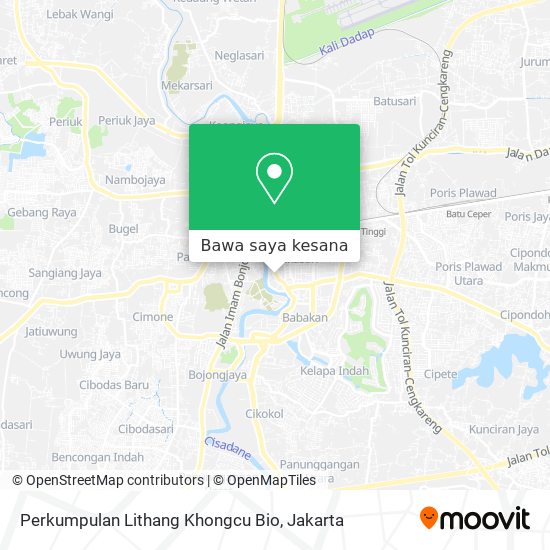 Peta Perkumpulan Lithang Khongcu Bio