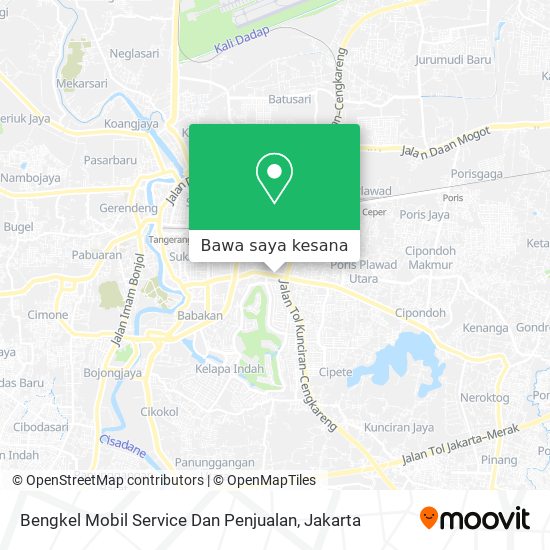 Peta Bengkel Mobil Service Dan Penjualan