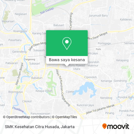 Peta SMK Kesehatan Citra Husada