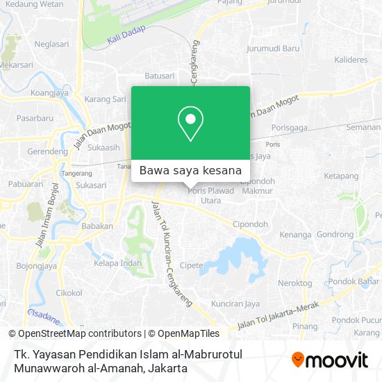 Peta Tk. Yayasan Pendidikan Islam al-Mabrurotul Munawwaroh al-Amanah