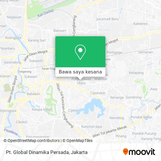 Peta Pt. Global Dinamika Persada