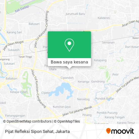 Peta Pijat Refleksi Sipon Sehat