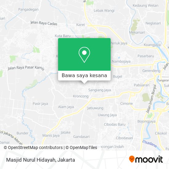 Peta Masjid Nurul Hidayah