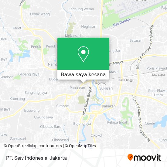 Peta PT. Seiv Indonesia