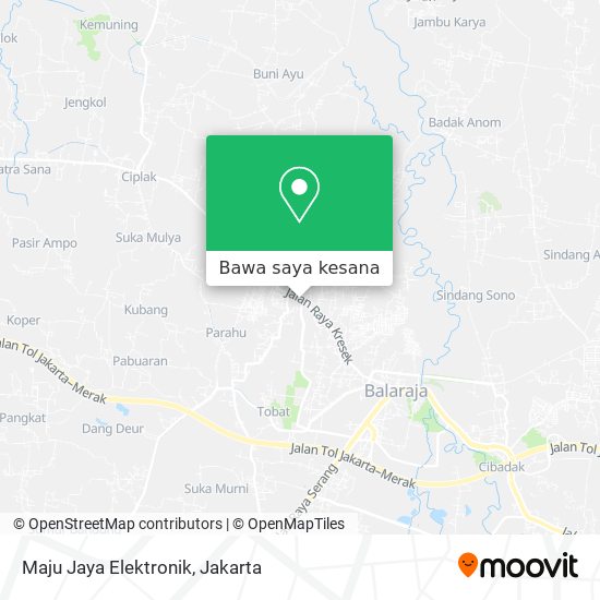 Peta Maju Jaya Elektronik