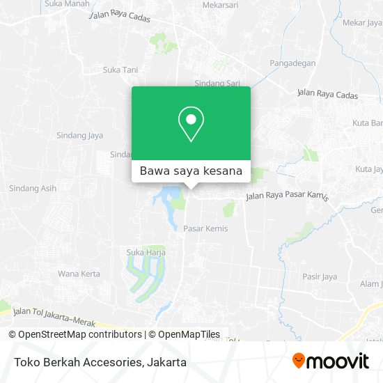 Peta Toko Berkah Accesories