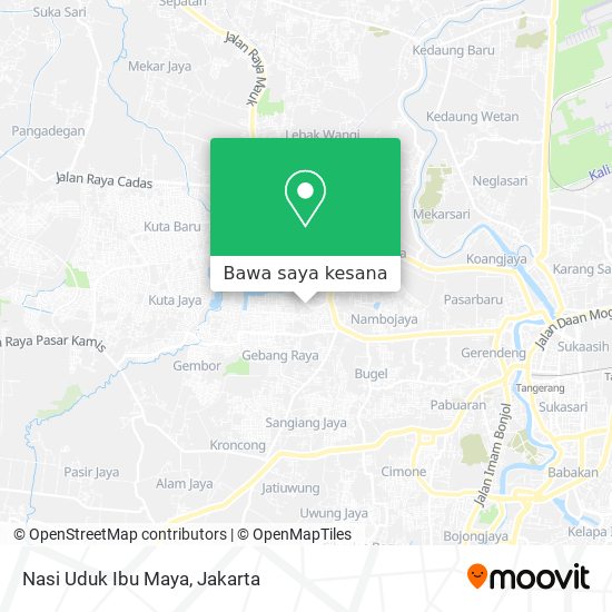 Peta Nasi Uduk Ibu Maya