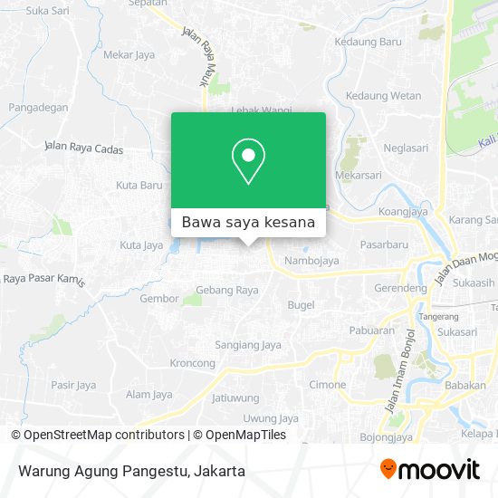 Peta Warung Agung Pangestu