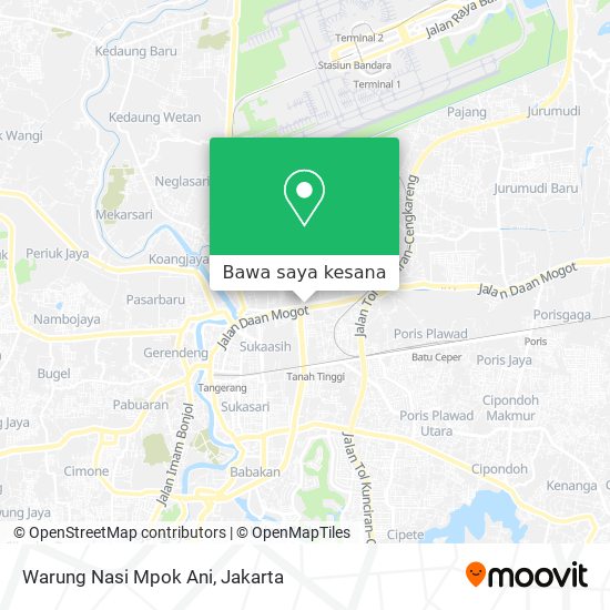 Peta Warung Nasi Mpok Ani