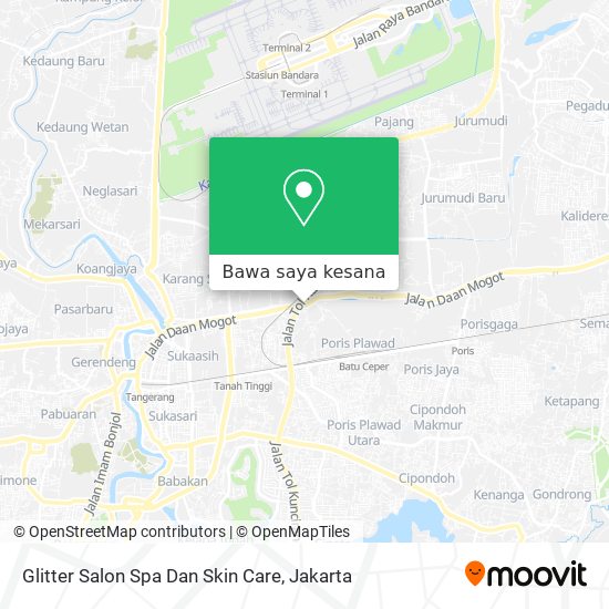 Peta Glitter Salon Spa Dan Skin Care