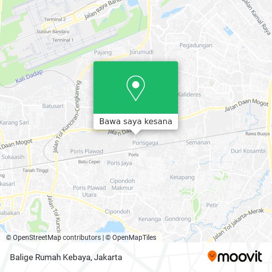 Peta Balige Rumah Kebaya