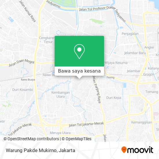 Peta Warung Pakde Mukirno