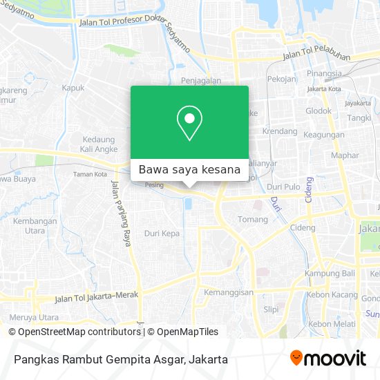 Peta Pangkas Rambut Gempita Asgar