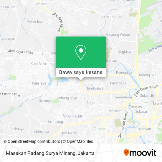 Peta Masakan Padang Surya Minang