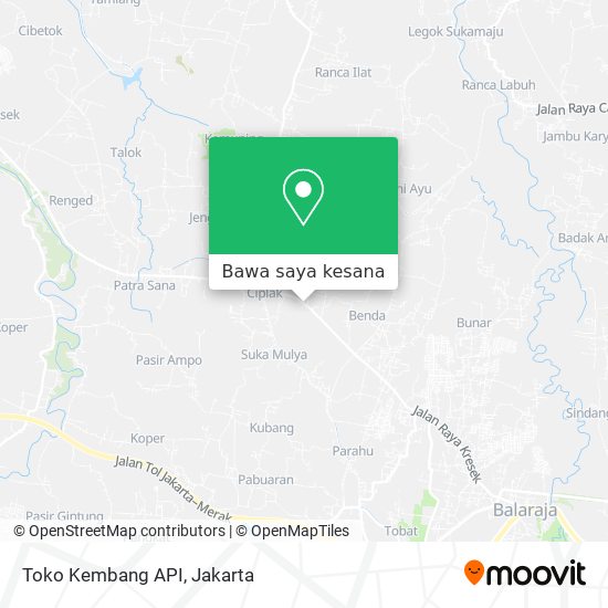 Peta Toko Kembang API