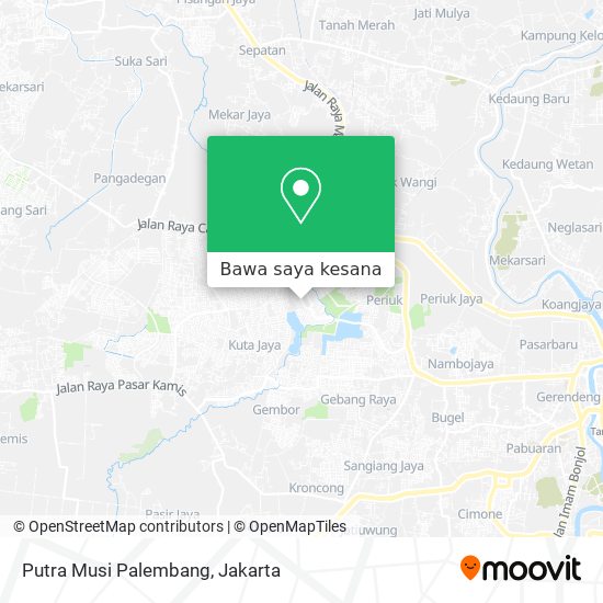 Peta Putra Musi Palembang