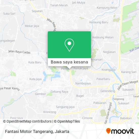 Peta Fantasi Motor Tangerang