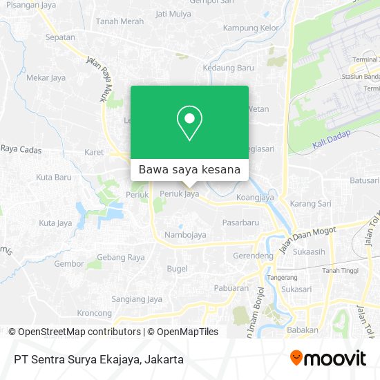 Peta PT Sentra Surya Ekajaya