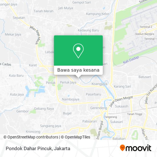 Peta Pondok Dahar Pincuk