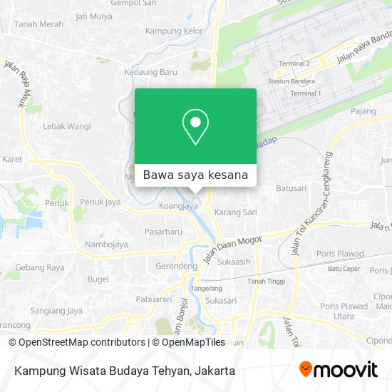 Peta Kampung Wisata Budaya Tehyan