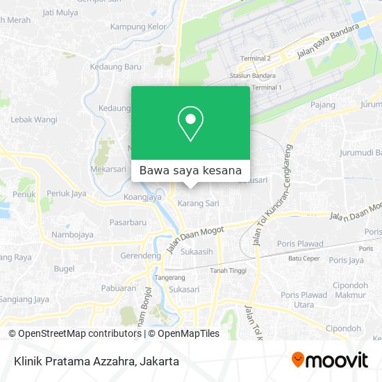 Peta Klinik Pratama Azzahra
