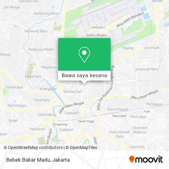 Peta Bebek Bakar Madu