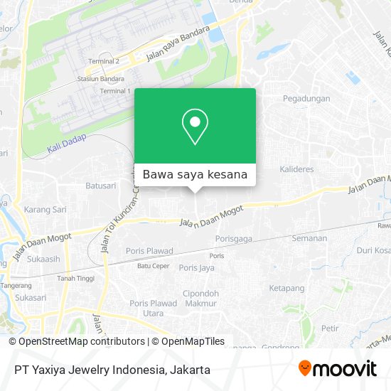 Peta PT Yaxiya Jewelry Indonesia