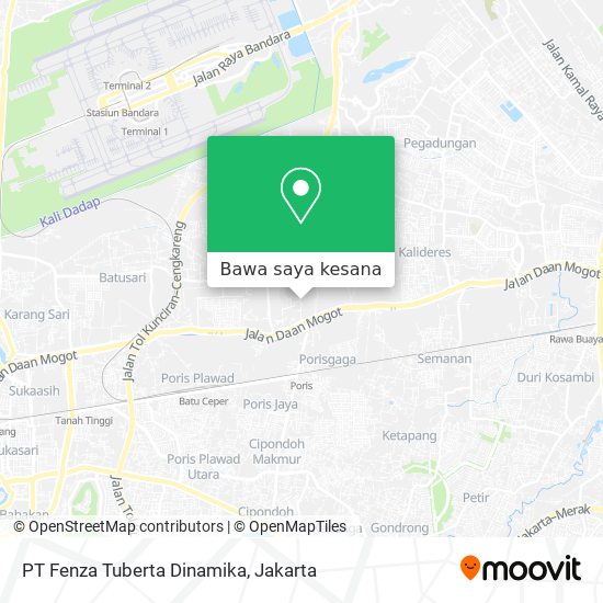 Peta PT Fenza Tuberta Dinamika