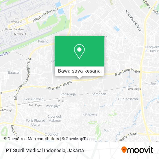 Peta PT Steril Medical Indonesia