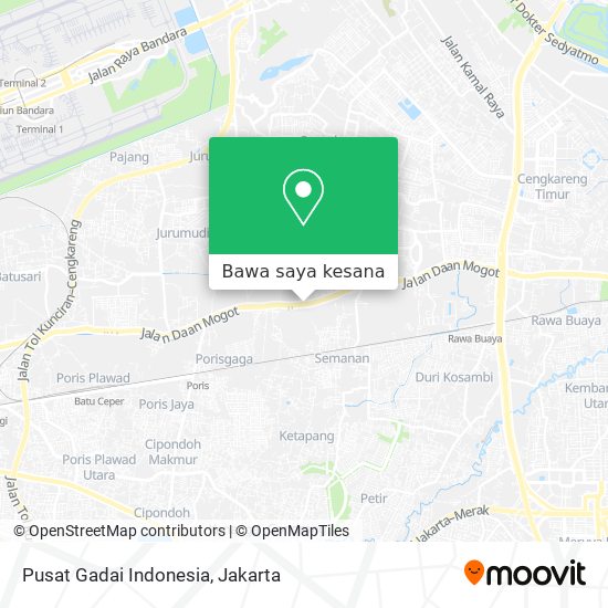 Peta Pusat Gadai Indonesia