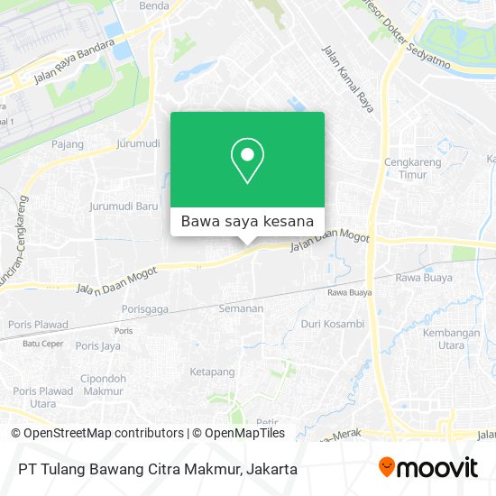 Peta PT Tulang Bawang Citra Makmur