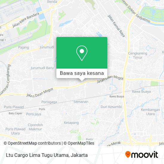 Peta Ltu Cargo Lima Tugu Utama