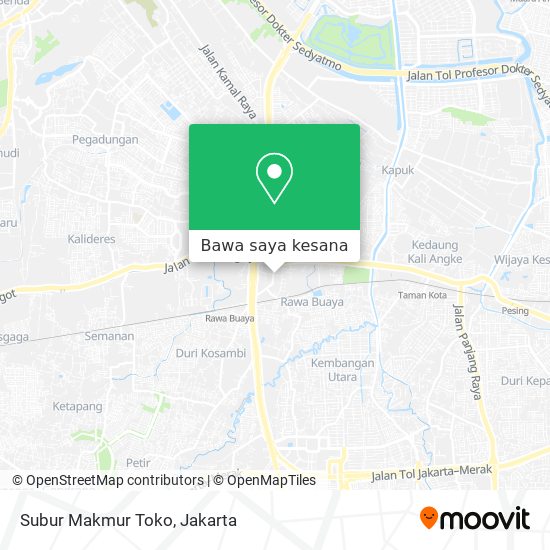 Peta Subur Makmur Toko