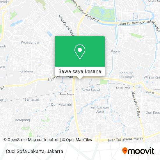 Peta Cuci Sofa Jakarta