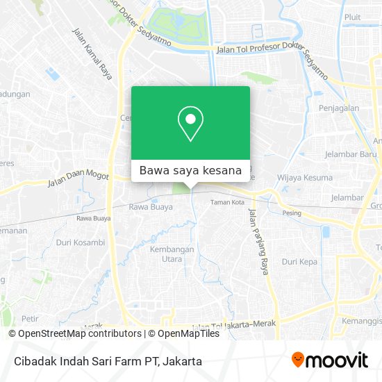 Peta Cibadak Indah Sari Farm PT