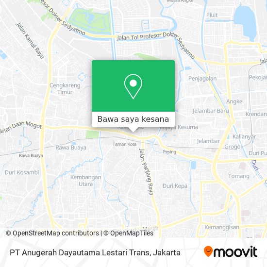 Peta PT Anugerah Dayautama Lestari Trans