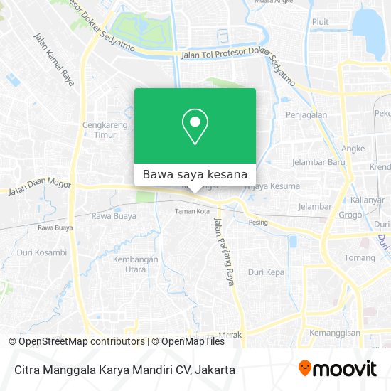 Peta Citra Manggala Karya Mandiri CV