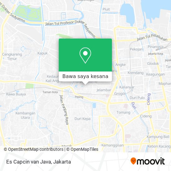 Peta Es Capcin van Java