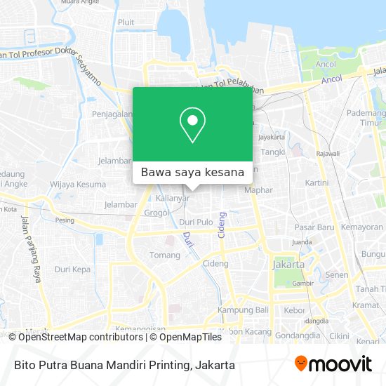 Peta Bito Putra Buana Mandiri Printing