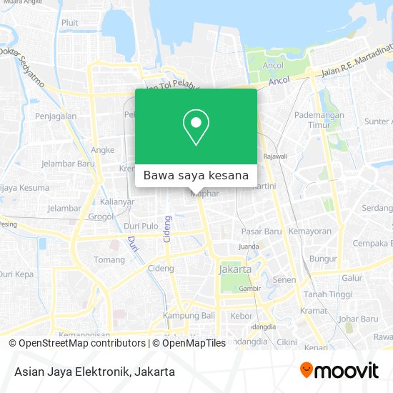 Peta Asian Jaya Elektronik