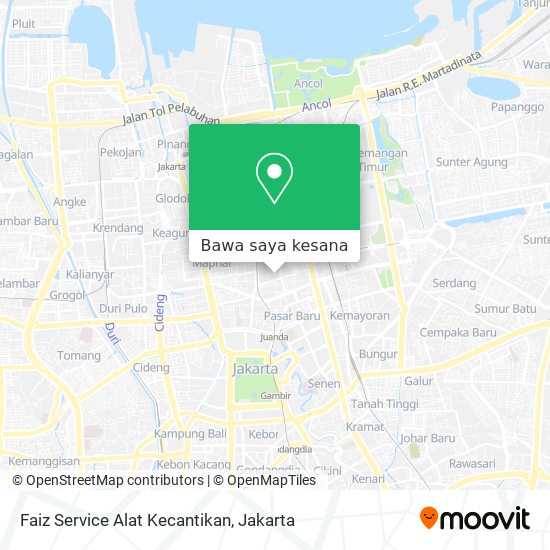 Peta Faiz Service Alat Kecantikan