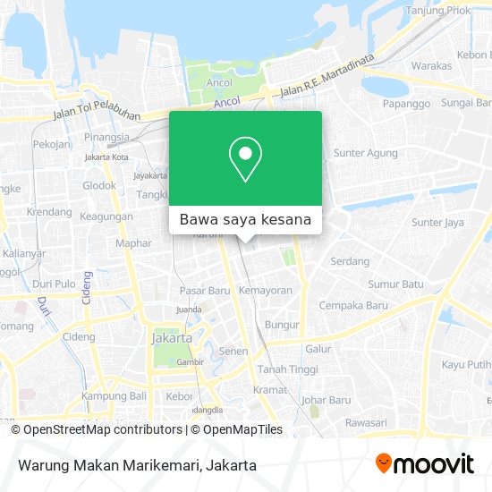 Peta Warung Makan Marikemari