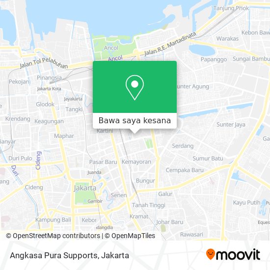 Peta Angkasa Pura Supports