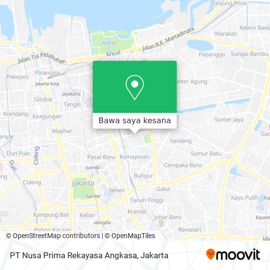 Peta PT Nusa Prima Rekayasa Angkasa