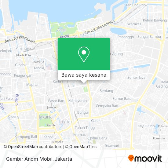 Peta Gambir Anom Mobil