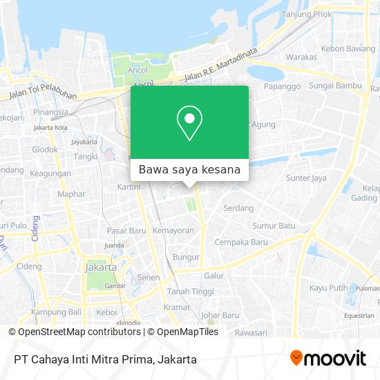 Peta PT Cahaya Inti Mitra Prima