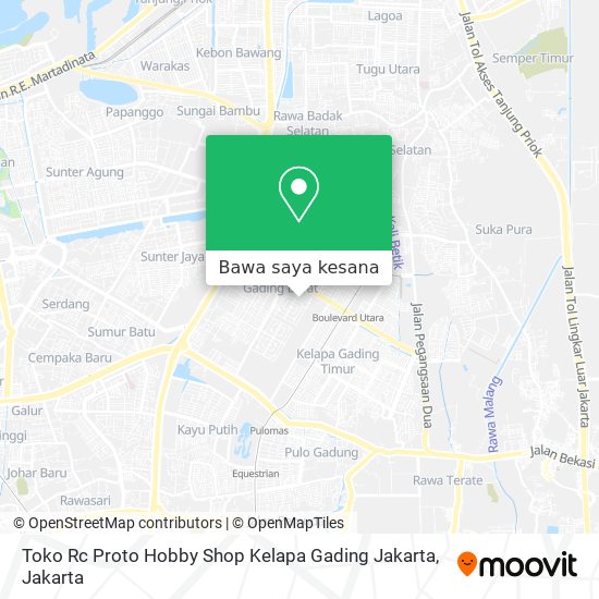 Peta Toko Rc Proto Hobby Shop Kelapa Gading Jakarta